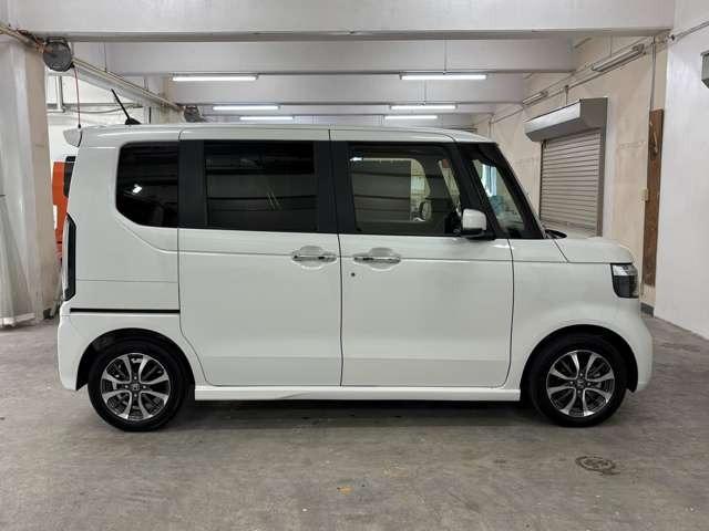 N-BOXカスタム ナビ フルセグ Bカメラ ETC LED AW 両側(電動)スライドドア スマートキー ベンチシート シートヒーター ミュージックプレイヤー接続可 衝突被害軽減ブレーキ レーンキープアシスト(7枚目)