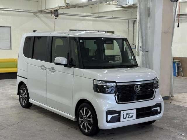 Ｎ－ＢＯＸカスタム 　ナビ　フルセグ　Ｂカメラ　ＥＴＣ　ＬＥＤ　ＡＷ　両側電動スライドドア　フルフラットシート　シートヒーター　ベンチシート　ＤＶＤ　ＣＤ（6枚目）