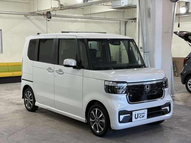 Ｎ－ＢＯＸカスタム 　試乗車入替車　ナビ　フルセグ　Ｂカメラ　ＥＴＣ　ＬＥＤ　ＡＷ　ミュージックプレイヤー接続可　シートヒーター　フルフラットシート　スマートキー（6枚目）