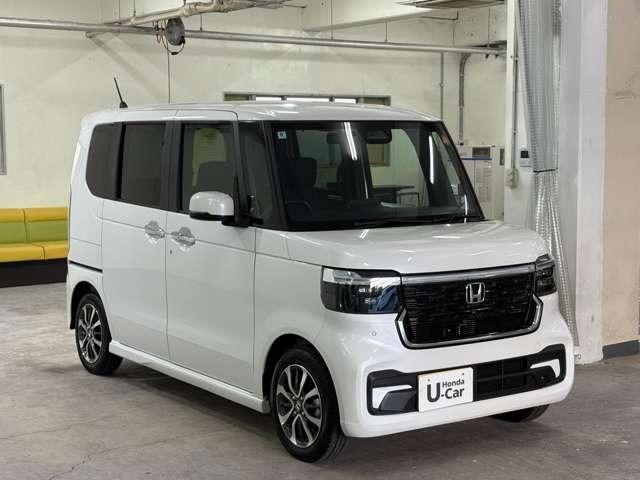 Ｎ－ＢＯＸカスタム 　ナビ　Ｂカメラ　ＥＴＣ　ＬＥＤ　ＡＷ　両側（電動）スライドドア　スマートキー　ベンチシート　シートヒーター　フルフラットシート　ミュージックプレイヤー接続可　衝突被害軽減ブレーキ　レーンキープアシスト（6枚目）