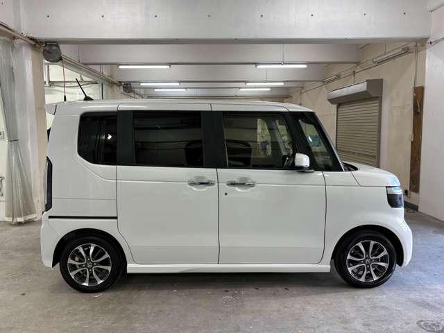 Ｎ－ＢＯＸカスタム 　ナビ　Ｂカメラ　ＥＴＣ　ＬＥＤ　ＡＷ　両側（電動）スライドドア　スマートキー　ベンチシート　シートヒーター　フルフラットシート　ミュージックプレイヤー接続可　衝突被害軽減ブレーキ　レーンキープアシスト（7枚目）