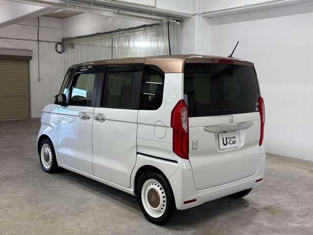 N-BOX G・Lターボホンダセンシングカッパーブラウンスタイル 1年間走行距離無制限保証付き 社外ナビ フルセグ Bカメラ ETC LED 両側(電動)スライドドア スマートキー ベンチシート 過給器設定モデル DVD CD ミュージックサーバー(2枚目)