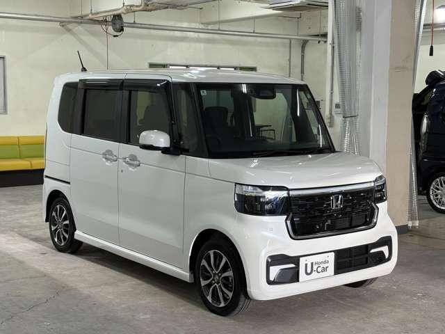 N-BOXカスタム ナビ フルセグ Bカメラ ETC LED AW 両側電動スライドドア シートヒーター ミュージックプレイヤー接続可 レーンキープアシスト(6枚目)