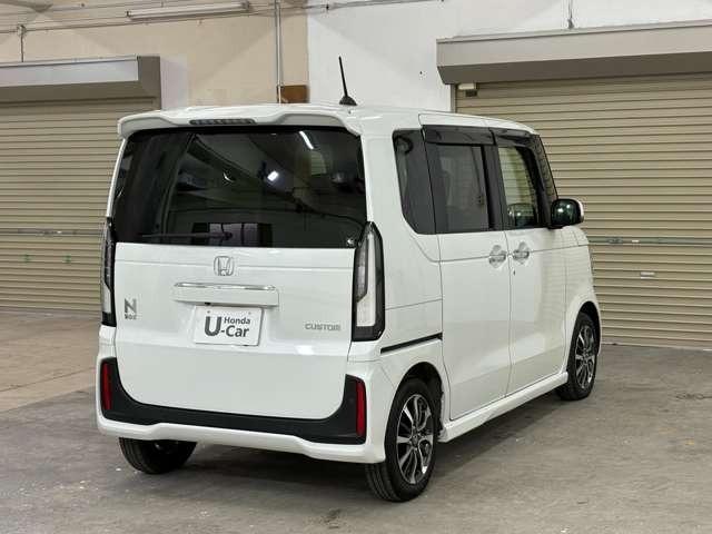 N-BOXカスタム ナビ フルセグ Bカメラ ETC LED AW 両側電動スライドドア シートヒーター ミュージックプレイヤー接続可 レーンキープアシスト(9枚目)