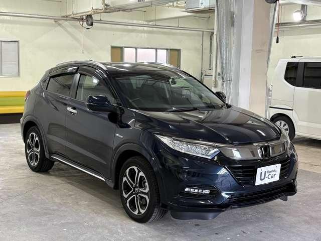 ヴェゼル ハイブリッドZ・ホンダセンシング 1年間走行距離無制限保証付き ナビ フルセグ Bカメラ ETC LED AW フロントフォグランプ ルーフレール スマートキー シートヒーター DVD CD ミュージックサーバー ドライブレコーダー(6枚目)