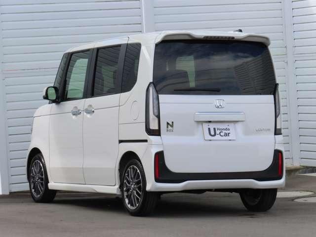 Ｎ－ＢＯＸカスタム ターボ　ナビ　フルセグ　Ｒカメラ　ＥＴＣ　ＡＷ　ＬＥＤ　衝突被害軽減ブレーキ　アダプティブクルーズコントロール　レーンキープアシスト　頸部衝撃緩和ヘッドレスト　ミュージックプレイヤー接続可（2枚目）