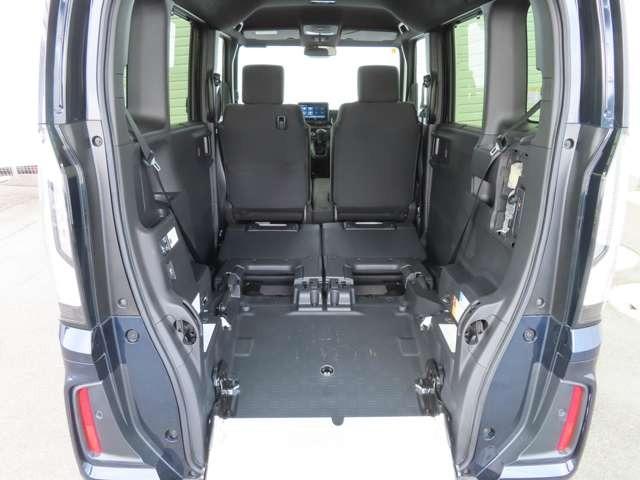 N-BOXカスタム スロープ 電動ウインチ Rカメラ AW LED 両側(電動)スライドドア スマートキー ベンチシート シートヒーター ミュージックプレイヤー接続可 衝突被害軽減ブレーキ レーンキープアシスト 障害物センサー(9枚目)