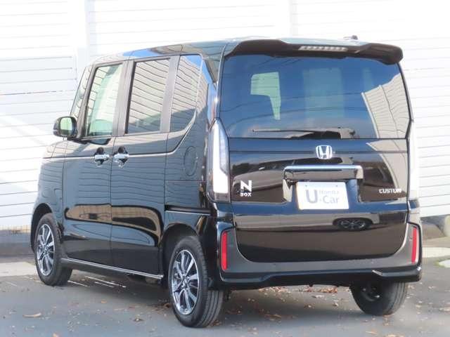 Ｎ－ＢＯＸカスタム 　ナビ　フルセグ　Ｒカメラ　ＥＴＣ　ＬＥＤ　ＡＷ　両側（電動）スライドドア　スマートキー　ベンチシート　シートヒーター　フルフラットシート　ミュージックプレイヤー接続可　衝突被害軽減ブレーキ（4枚目）