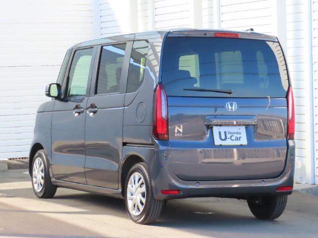 Ｎ－ＢＯＸ 　ナビ　フルセグ　Ｒカメラ　ＥＴＣ　ＬＥＤ　両側（電動）スライドドア　スマートキー　シートヒーター　ミュージックプレイヤー接続可　衝突被害軽減ブレーキ　アダプティブクルーズコントロール　横滑り防止装置（4枚目）