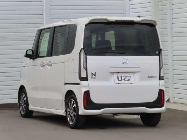 N-BOXカスタム  Rカメラ ETC LED AW 左PSD スマートキー ベンチシート シートヒーター フルフラットシート ミュージックプレイヤー接続可 衝突被害軽減ブレーキ アダプティブクルーズコントロール(2枚目)