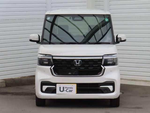 N-BOXカスタム  Rカメラ ETC LED AW 左PSD スマートキー ベンチシート シートヒーター フルフラットシート ミュージックプレイヤー接続可 衝突被害軽減ブレーキ アダプティブクルーズコントロール(4枚目)