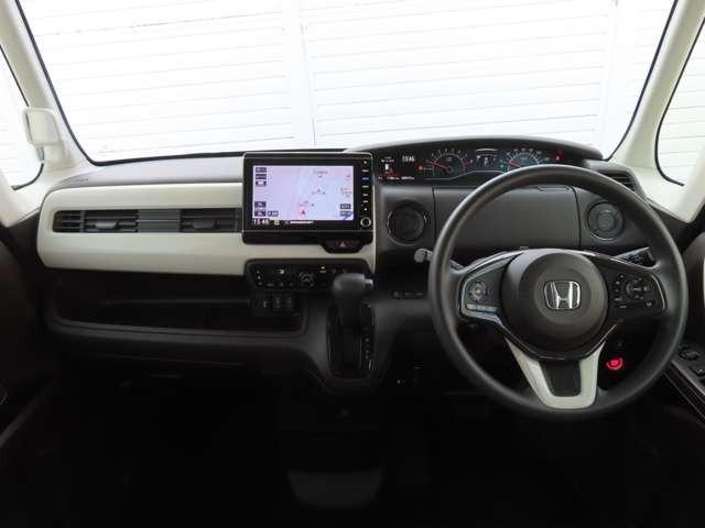 N-BOX L ナビ フルセグ 前後ドラレコ Rカメラ ETC LED 両側(片側のみ電動)スライドドア スマートキー ベンチシート シートヒーター DVD CD ミュージックサーバー ミュージックプレイヤー接続可(3枚目)