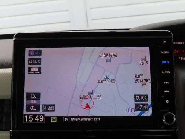 N-BOX L ナビ フルセグ 前後ドラレコ Rカメラ ETC LED 両側(片側のみ電動)スライドドア スマートキー ベンチシート シートヒーター DVD CD ミュージックサーバー ミュージックプレイヤー接続可(4枚目)