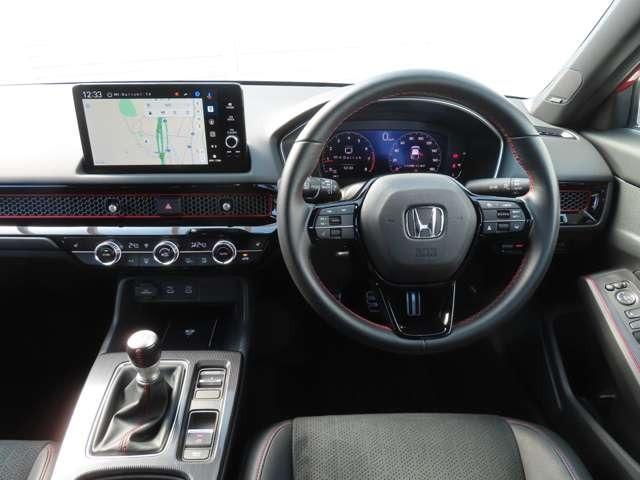 シビック ＲＳ　ナビ　フルセグ　Ｒカメラ　ＥＴＣ　ＡＷ　ＬＥＤ　衝突被害軽減ブレーキ　アダプティブクルーズコントロール　レーンキープアシスト　オートマチックハイビーム（14枚目）