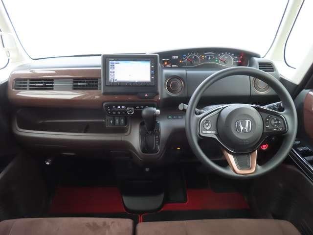 Ｎ－ＢＯＸ Ｇ・Ｌホンダセンシング　カッパーブラウンスタイル　１年間走行距離無制限保証付き　ナビ　前後ドラレコ　Ｒカメラ　ＥＴＣ　ＬＥＤ　アダプティブクルーズコントロール　衝突被害軽減ブレーキ　頸部衝撃緩和ヘッドレスト　スマートキー（3枚目）