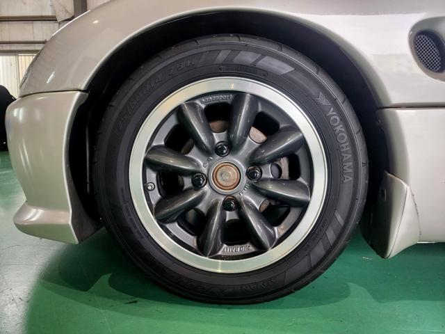 カプチーノ ベースグレード　５速ミッション　走行距離８５０００ＫＭ台　ＢＲＫ車高調　パナスポーツアルミホイール　社外マフラー　社外インタークーラー　ＭＯＭＯハンドル　ＥＴＣ　専門店整備済み　屋内展示車両（30枚目）