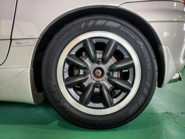 カプチーノ ベースグレード　５速ミッション　走行距離８５０００ＫＭ台　ＢＲＫ車高調　パナスポーツアルミホイール　社外マフラー　社外インタークーラー　ＭＯＭＯハンドル　ＥＴＣ　専門店整備済み　屋内展示車両（31枚目）