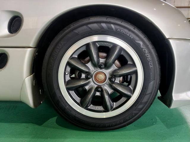 カプチーノ ベースグレード　５速ミッション　走行距離８５０００ＫＭ台　ＢＲＫ車高調　パナスポーツアルミホイール　社外マフラー　社外インタークーラー　ＭＯＭＯハンドル　ＥＴＣ　専門店整備済み　屋内展示車両（32枚目）