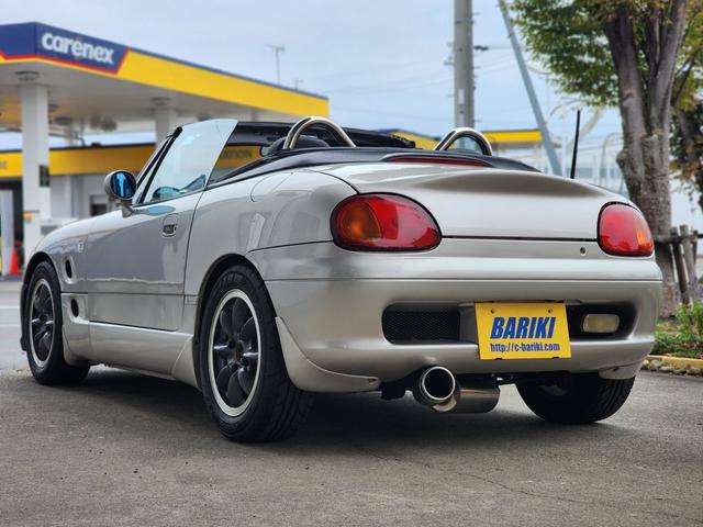 カプチーノ ベースグレード　５速ミッション　走行距離８５０００ＫＭ台　ＢＲＫ車高調　パナスポーツアルミホイール　社外マフラー　社外インタークーラー　ＭＯＭＯハンドル　ＥＴＣ　専門店整備済み　屋内展示車両（48枚目）