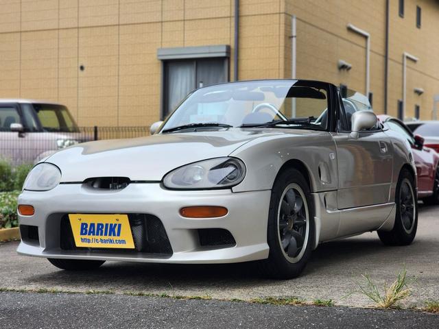 カプチーノ ベースグレード　５速ミッション　走行距離８５０００ＫＭ台　ＢＲＫ車高調　パナスポーツアルミホイール　社外マフラー　社外インタークーラー　ＭＯＭＯハンドル　ＥＴＣ　専門店整備済み　屋内展示車両（49枚目）