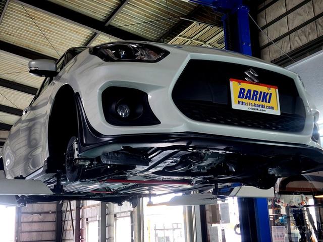 スイフトスポーツ ベースグレード 6速ミッション モンスタースポーツ フロント、サイド リア アンダースポイラー フレームブレース フロント センター クラッチペダル 社外アルミホイール ビークルフィールドECU 屋内展示車両(56枚目)