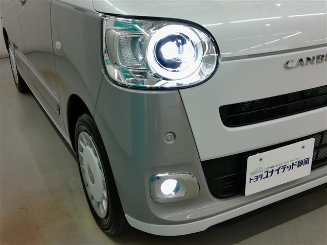 ムーヴキャンバス ストライプスＧ　安全装備　衝突被害軽減システム　横滑り防止機能　ＡＢＳ　エアバッグ　盗難防止装置　アイドリングストップ　バックカメラ　ミュージックプレイヤー接続可　スマートキー　キーレス　フル装備　両側電動スライド（8枚目）