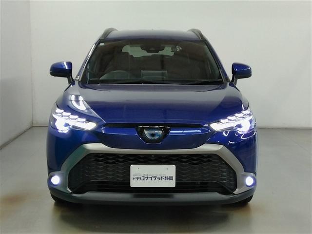 カローラクロス ハイブリッド　Ｚ　ハイブリッド　ワンオーナー　展示・試乗車　ハーフレザー　電動シート　安全装備　衝突被害軽減システム　横滑り防止機能　ＡＢＳ　エアバッグ　オートクルーズコントロール　盗難防止装置　ナビ　バックカメラ（5枚目）