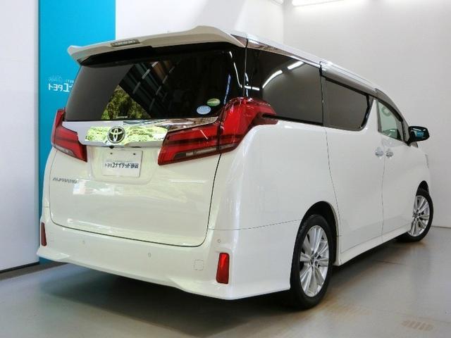 アルファード 2.5S ワンオーナー 安全装備 衝突被害軽減システム 横滑り防止機能 ABS エアバッグ オートクルーズコントロール 盗難防止装置 バックカメラ 後席モニター ETC ドラレコ ミュージックプレイヤー接続可(2枚目)