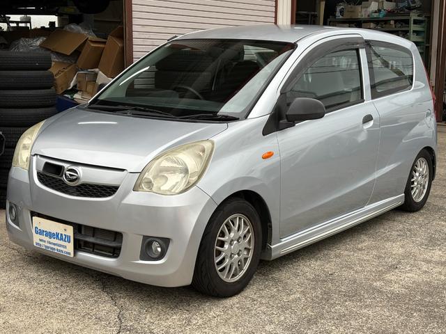 ミラ TL 5MT フルタップ車高調 ABS付用リヤアクスル フルバケットシート 純正流用サイドステップ MINICONPRO フォグランプ 純正流用13インチアルミ ETC 乗員2名登録(3枚目)
