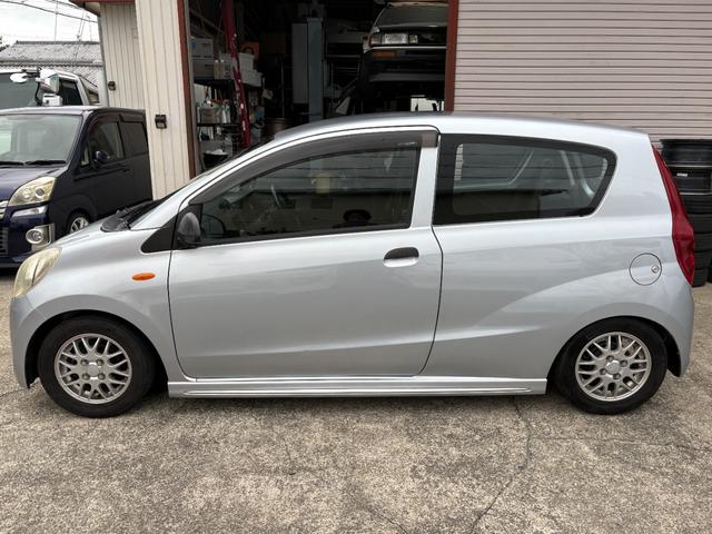 ミラ TL 5MT フルタップ車高調 ABS付用リヤアクスル フルバケットシート 純正流用サイドステップ MINICONPRO フォグランプ 純正流用13インチアルミ ETC 乗員2名登録(4枚目)