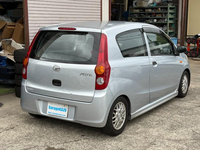 ミラ TL 5MT フルタップ車高調 ABS付用リヤアクスル フルバケットシート 純正流用サイドステップ MINICONPRO フォグランプ 純正流用13インチアルミ ETC 乗員2名登録(7枚目)