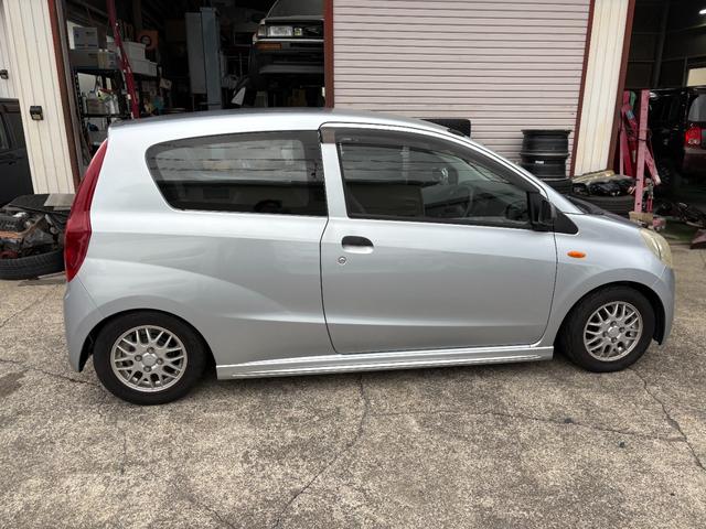 ミラ TL 5MT フルタップ車高調 ABS付用リヤアクスル フルバケットシート 純正流用サイドステップ MINICONPRO フォグランプ 純正流用13インチアルミ ETC 乗員2名登録(8枚目)