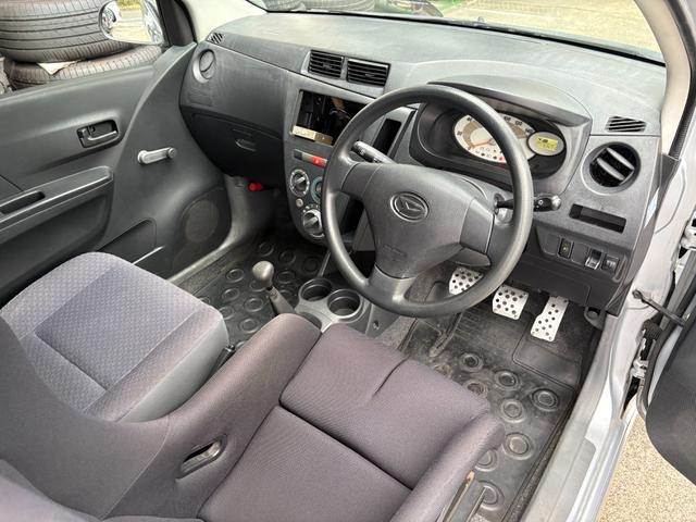 ミラ TL 5MT フルタップ車高調 ABS付用リヤアクスル フルバケットシート 純正流用サイドステップ MINICONPRO フォグランプ 純正流用13インチアルミ ETC 乗員2名登録(19枚目)