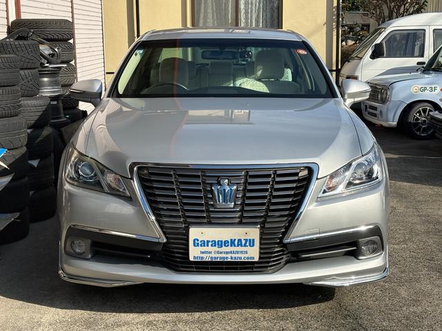 クラウンハイブリッド ロイヤルサルーン エアロパーツ ドラレコ 純正ナビ Bluetoothオーディオ ETC(2枚目)