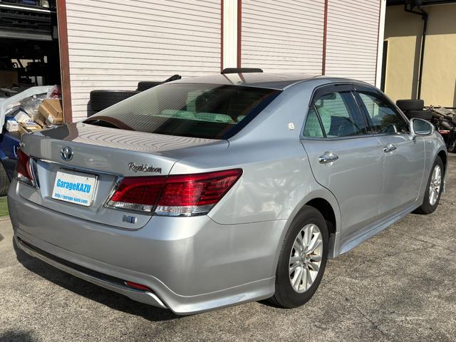 クラウンハイブリッド ロイヤルサルーン エアロパーツ ドラレコ 純正ナビ Bluetoothオーディオ ETC(7枚目)