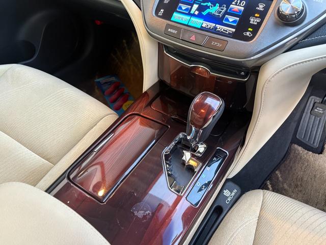 クラウンハイブリッド ロイヤルサルーン エアロパーツ ドラレコ 純正ナビ Bluetoothオーディオ ETC(21枚目)