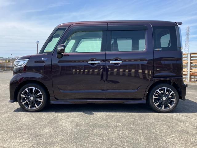フレアワゴンカスタムスタイル ハイブリッドＸＴ　修復歴なし　車検７年９月　走行８．９万キロ　保証付き　ＣＤオーディオ　Ａストップ　シートＨ　Ｐセンサー　マツダセーフティ　両側パワスラ　クルーズＣ　スマートキー　Ｐスタート（4枚目）