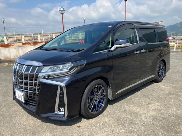アルファード ２．５Ｓ　Ｃパッケージ　純正ナビ　地デジ　革シート　両側パワスラ　車高調　社外キャリパー　デジタルインナーＭ　Ａストップ　フリップダウンＭ　ＪＢＬ　エアーシート　ステアリングＨ　クルーズＣ　スマートキー（3枚目）