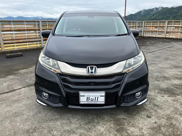 オデッセイ アブソルート・ＥＸホンダセンシング　社外ナビ　地デジ　Ｂカメラ　黒ハーフレザーＳ　Ｐシート　両側パワスラ　レーダークルーズＣ　ＢＳＭ　レーンキープＡ　Ａストップ　パドルシフト　スマートキー　Ｐスタート　ＥＴＣ　純正１８インチＡＷ（2枚目）