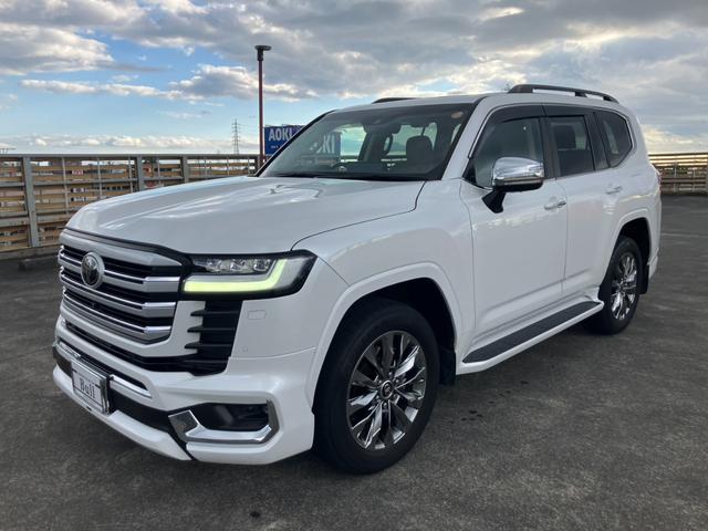 ランドクルーザー ＺＸ　ＭＯＰ純正ナビ（ＪＢＬ有）地デジリアシートエンターテイメントＳ３６０°カメラトヨタセーフティＳレーダークルーズＣ革シートサンルーフＢＳＭルーフレールＨＵＤモデリスタエアロＰバックドアＲＣＴＡ（3枚目）