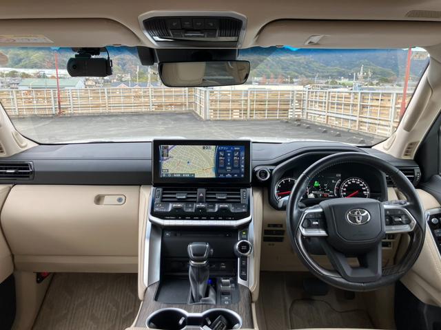 ランドクルーザー ＺＸ　ＭＯＰ純正ナビ（ＪＢＬ有）地デジリアシートエンターテイメントＳ３６０°カメラトヨタセーフティＳレーダークルーズＣ革シートサンルーフＢＳＭルーフレールＨＵＤモデリスタエアロＰバックドアＲＣＴＡ（13枚目）