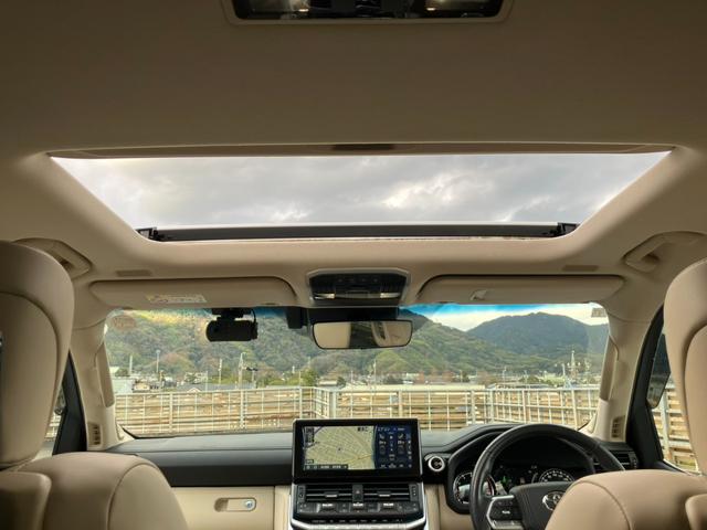 ランドクルーザー ＺＸ　ＭＯＰ純正ナビ（ＪＢＬ有）地デジリアシートエンターテイメントＳ３６０°カメラトヨタセーフティＳレーダークルーズＣ革シートサンルーフＢＳＭルーフレールＨＵＤモデリスタエアロＰバックドアＲＣＴＡ（21枚目）