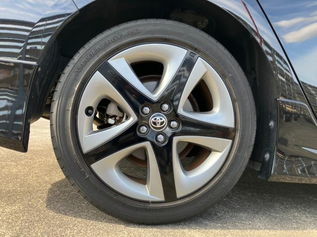 プリウス Sツーリングセレクション アルパインナビ 地デジ 360°カメラ 黒レザーS クルーズC Aハイビーム プリクラッシュ トヨタセーフティS モデリスタエアロFSR 純正17インチAW スマートキー Pスタート ETC(20枚目)