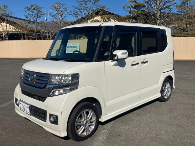 Ｎ－ＢＯＸカスタム Ｇ・Ｌパッケージ　社外ナビ　地デジ　Ｂカメラ　両側パワスラ　ＥＣＯＮ　スマートキー　Ｐスタート　ＥＴＣ（3枚目）