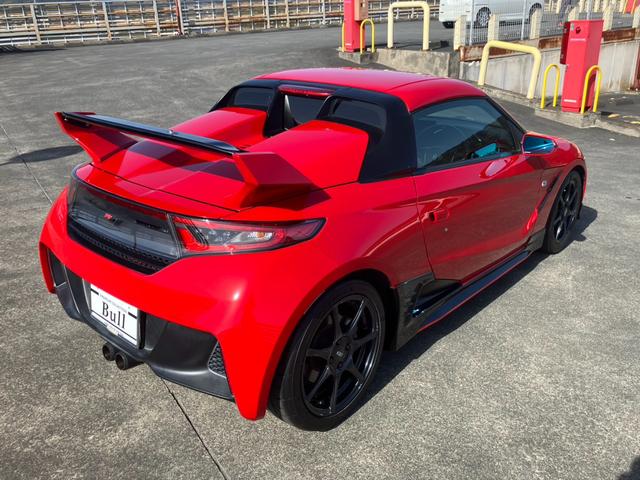 S660 MUGEN RA ディスプレイオーディオ Bカメラ 赤レザーS クルーズコントロール リアウィング 無限RA NO.651 ハードトップ 660台限定車 キーレス Pスタート ETC(8枚目)