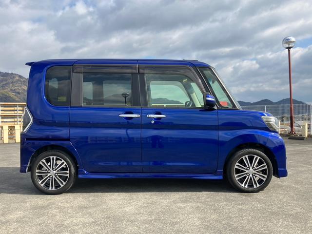 タント カスタムＲＳ　トップエディションＳＡＩＩ　社外ナビ　地デジ　Ｂカメラ　黒ハーフレザーＳ　両パワスラ　ＰＣＳ　Ａストップ　スマートアシスト　純正１５インチＡＷ　スマートキー　Ｐスタート　ＥＴＣ（5枚目）