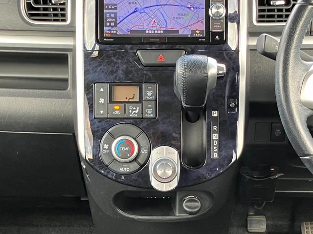 タント カスタムＲＳ　トップエディションＳＡＩＩ　社外ナビ　地デジ　Ｂカメラ　黒ハーフレザーＳ　両パワスラ　ＰＣＳ　Ａストップ　スマートアシスト　純正１５インチＡＷ　スマートキー　Ｐスタート　ＥＴＣ（16枚目）