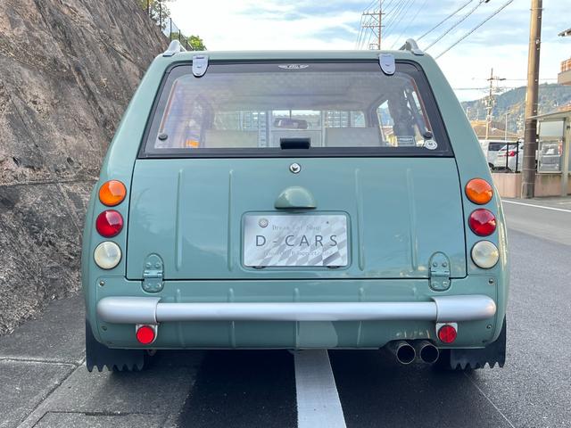 パオ キャンバストップ カスタム車両・全塗装(純正設定色)(元色ベージュ)・社外ホイール・社外マフラー・社外オーディオ・社外ハンドル・社外シフトノブ・社外追加メーター(6枚目)