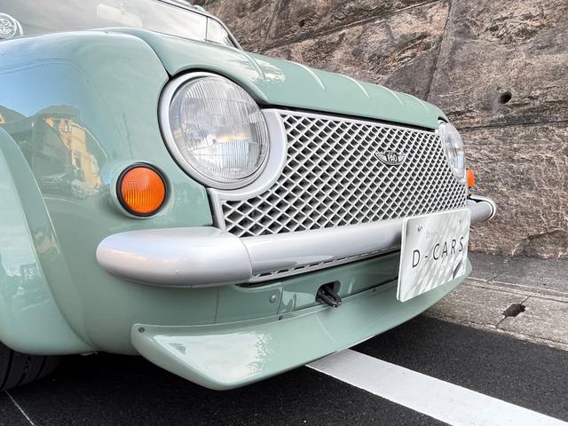 パオ キャンバストップ カスタム車両・全塗装(純正設定色)(元色ベージュ)・社外ホイール・社外マフラー・社外オーディオ・社外ハンドル・社外シフトノブ・社外追加メーター(14枚目)