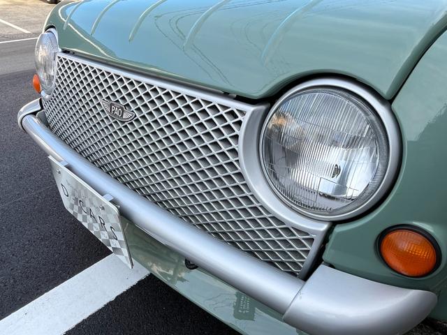 パオ キャンバストップ カスタム車両・全塗装(純正設定色)(元色ベージュ)・社外ホイール・社外マフラー・社外オーディオ・社外ハンドル・社外シフトノブ・社外追加メーター(16枚目)